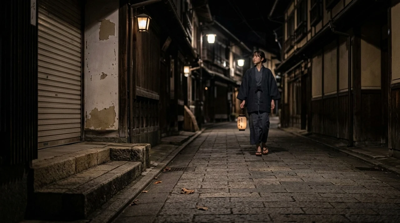 夜の山代温泉を散歩するデメリット