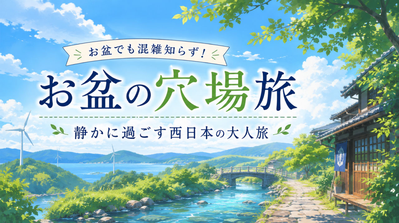 お盆の西日本旅行は穴場で決まり！TOP