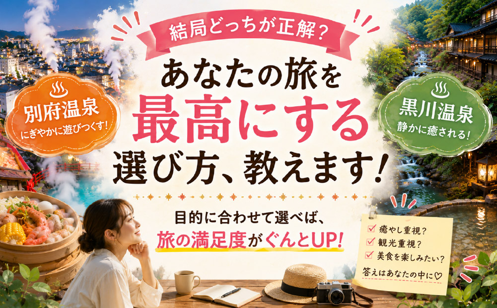 まとめ：過ごしたい時間に合わせて温泉地を選ぼう