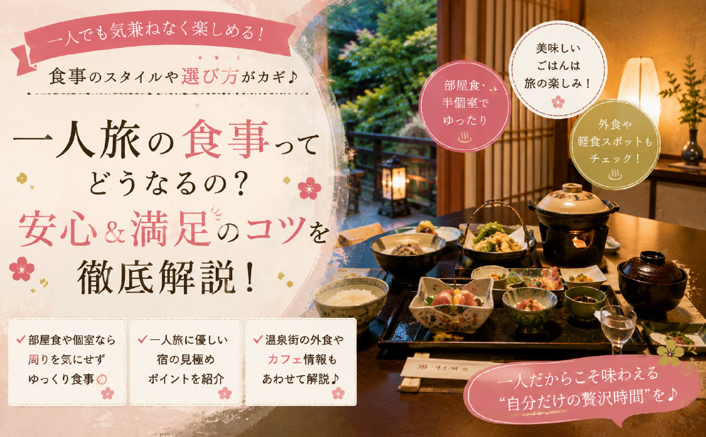 一人旅の食事事情と安心して過ごすためのポイント