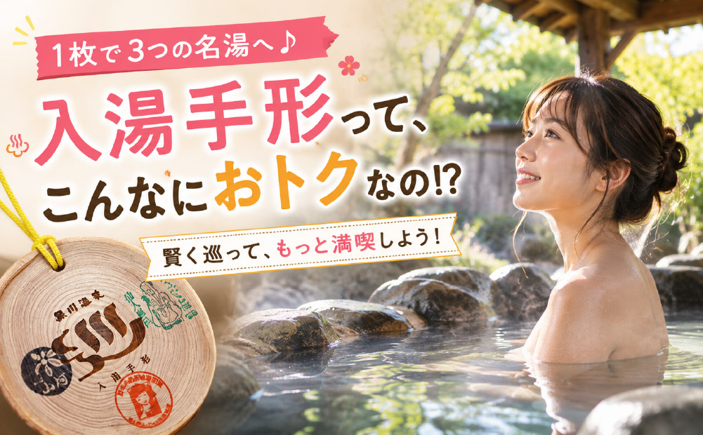 入湯手形で楽しむ温泉めぐりの基本