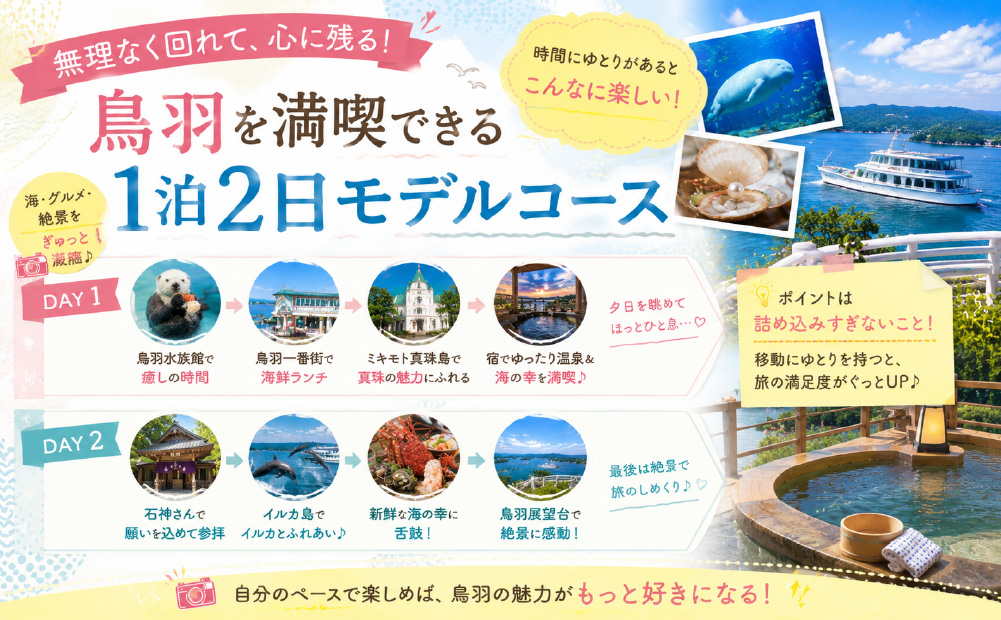初めての鳥羽_1泊2日モデルコース