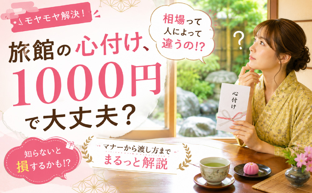 旅館の心付けは1000円でOK？