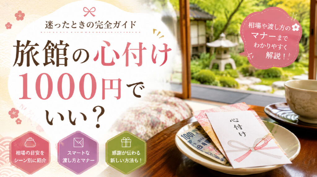 旅館の心付けは1000円でOK？