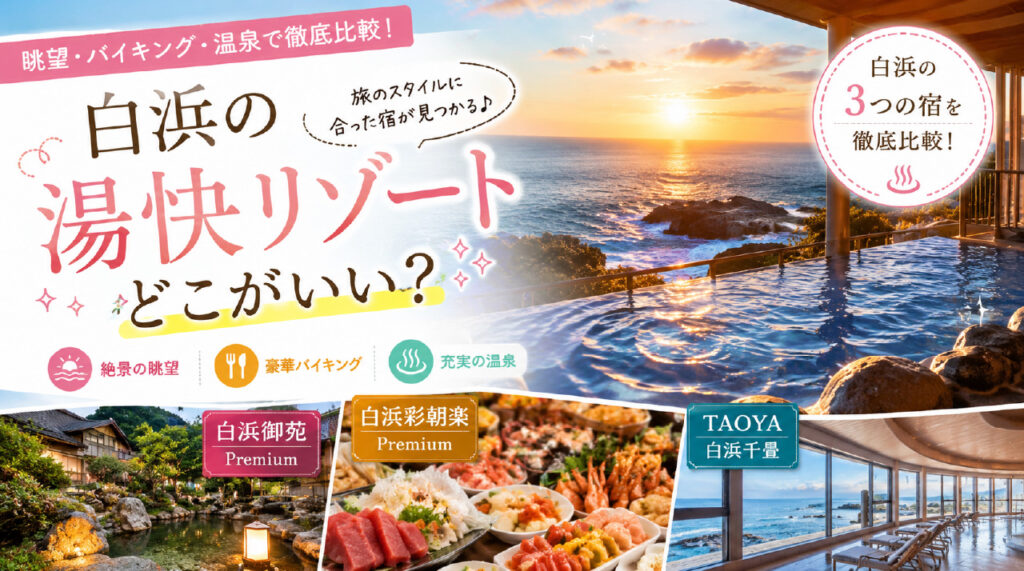 湯快リゾート 白浜 どこがいい