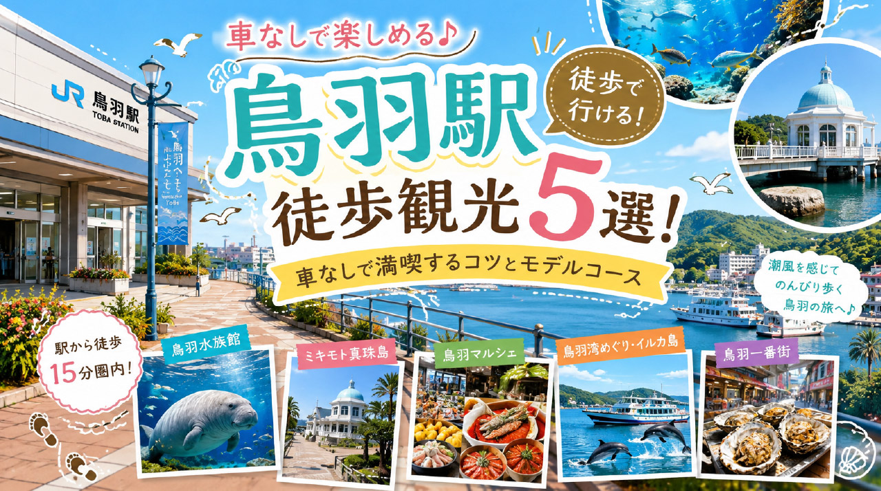鳥羽駅から徒歩で行ける観光スポット