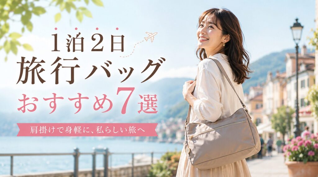 1泊2日の荷物は肩掛けカバンで十分！女の旅に最適なおすすめ7選