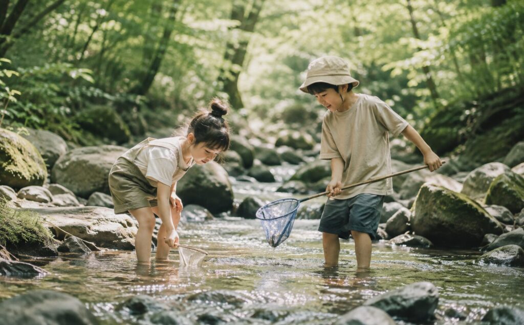 子どもに自然体験をさせたい。