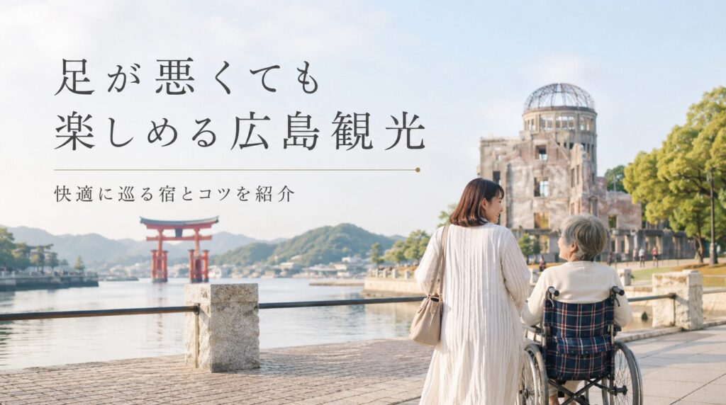 広島は足が悪くても行ける観光地