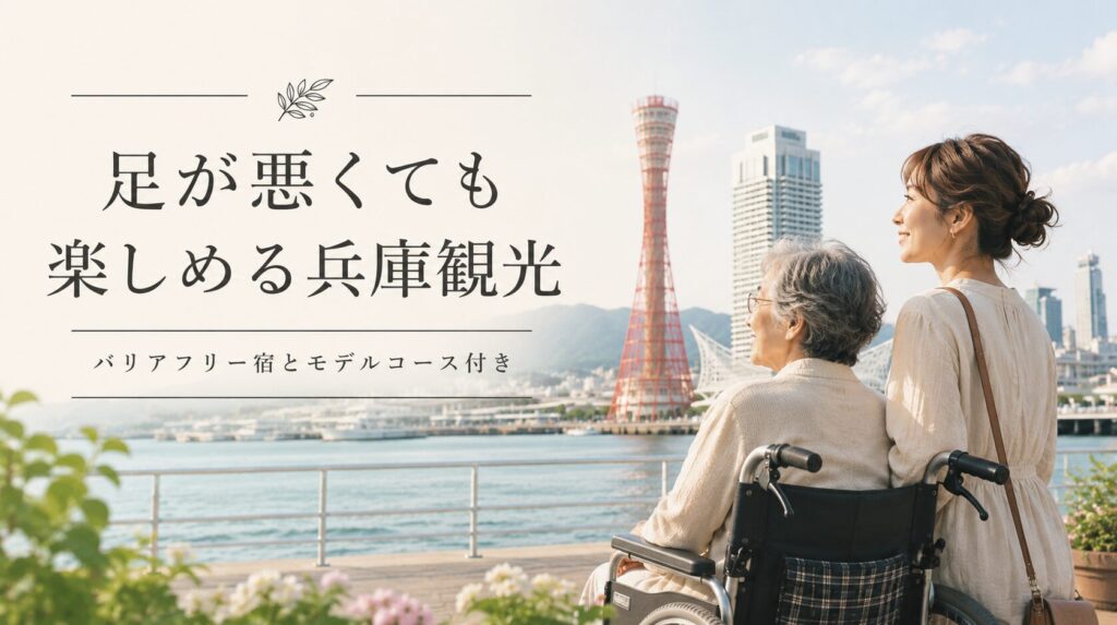 足が悪くても行ける観光地 兵庫
