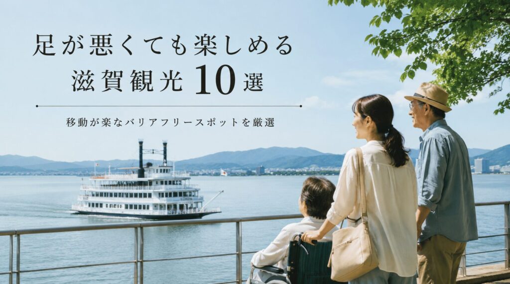 足が悪くても行ける観光地 滋賀