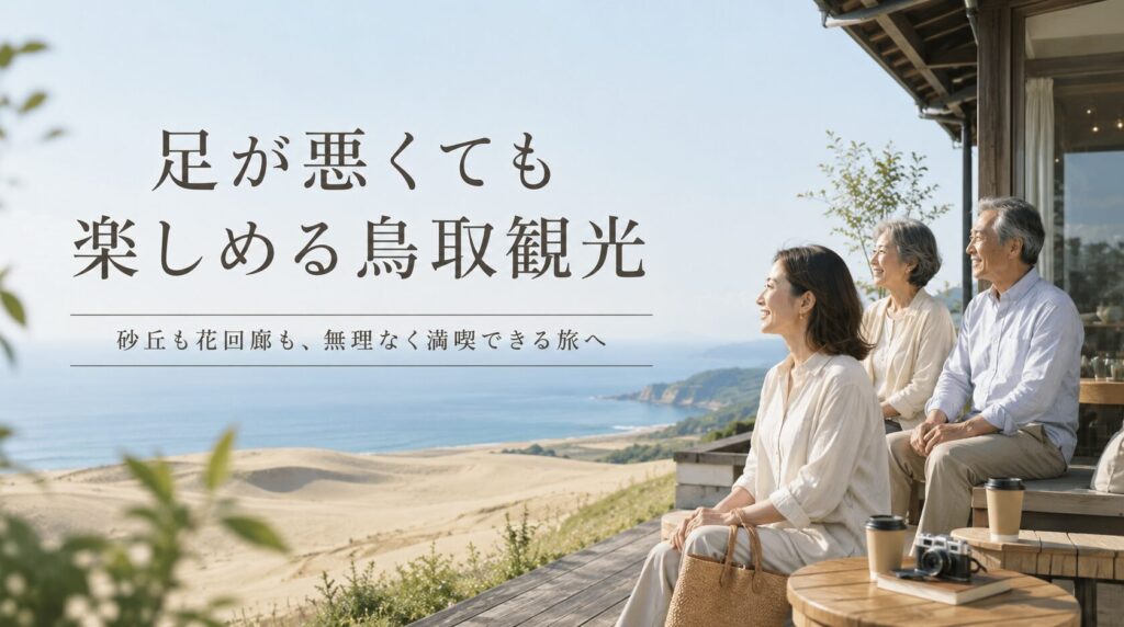 足が悪くても行ける観光地は鳥取