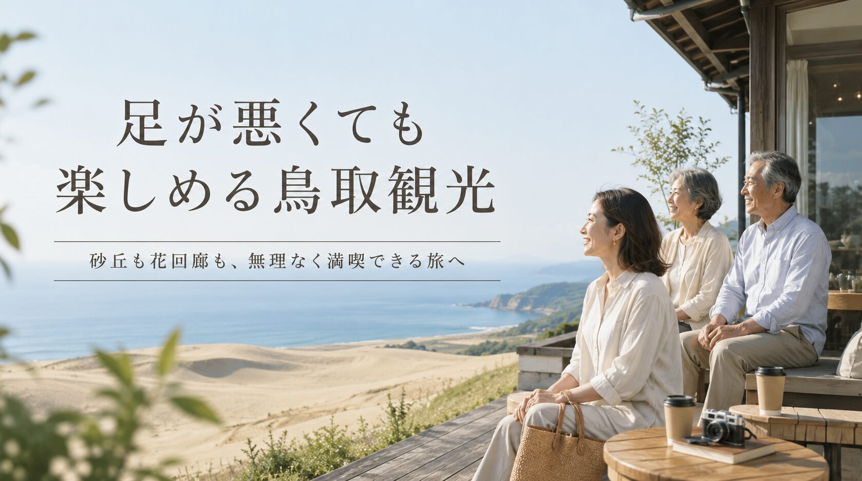 足が悪くても行ける観光地は鳥取