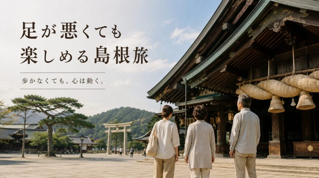 足が悪くても行ける観光地・島根