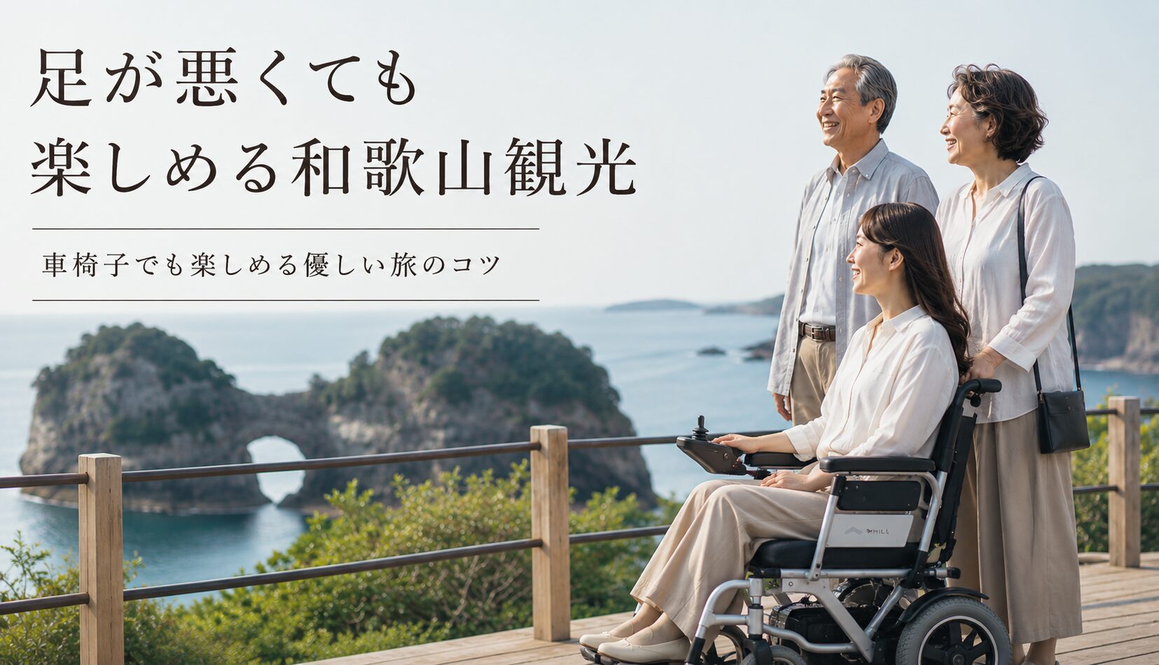 足が悪くても行ける観光地和歌山