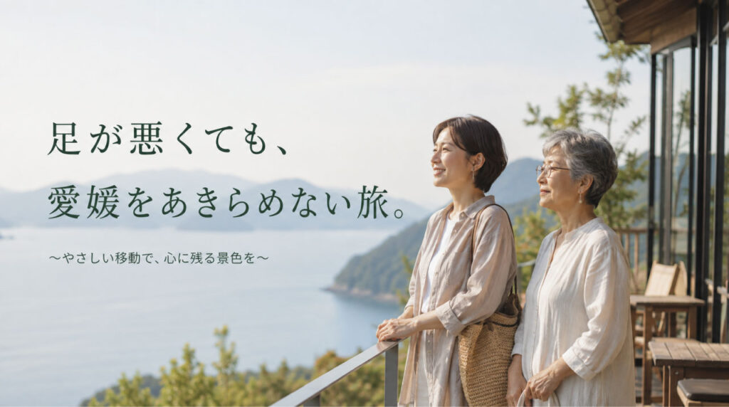足が悪くても行ける観光地は愛媛