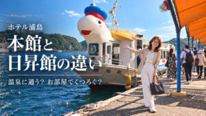 ホテル浦島の本館と日昇館の違い